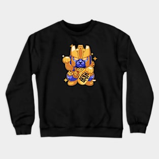 Gold Lucky Cat-tron Crewneck Sweatshirt